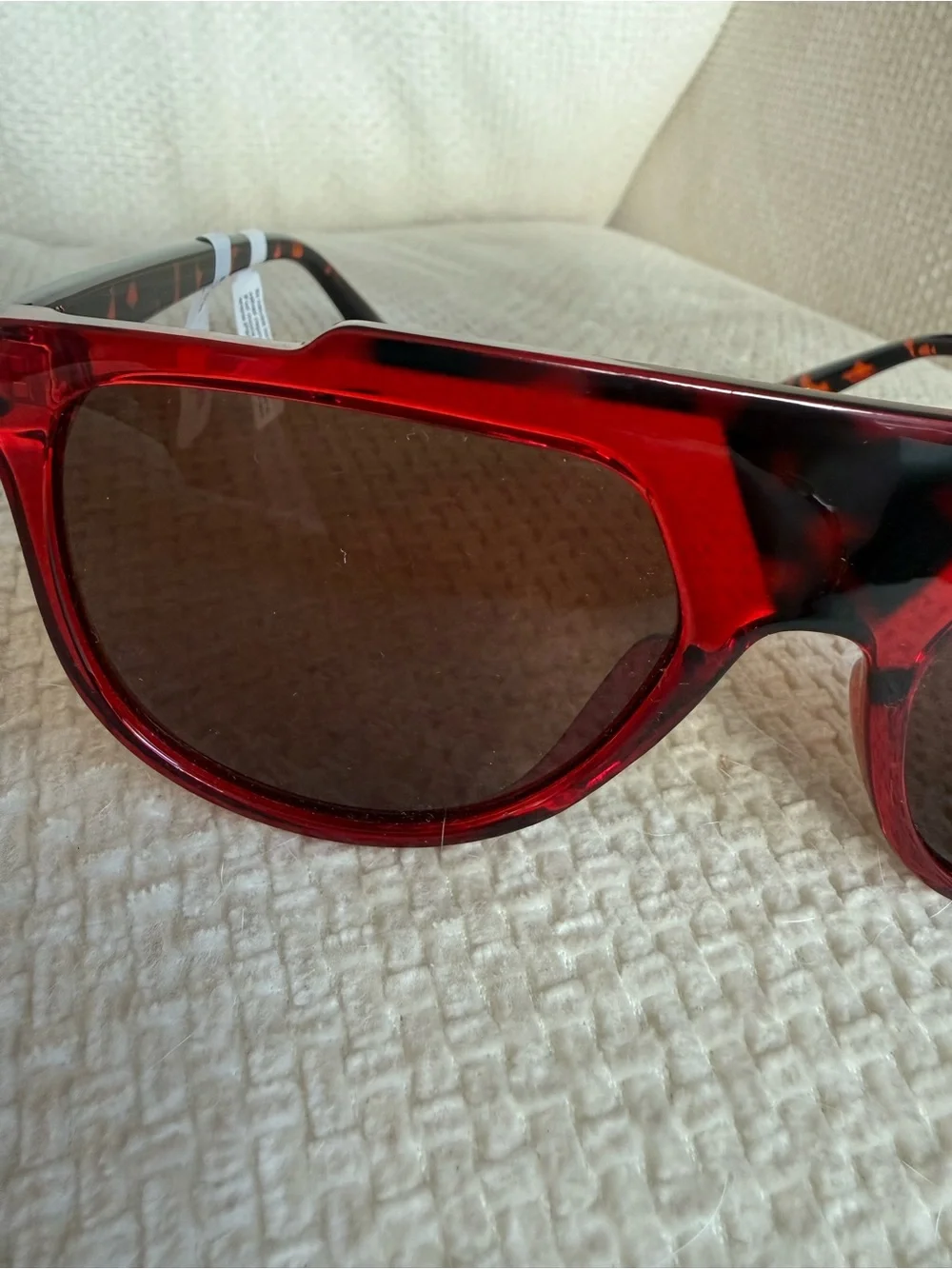 I-Sea Anthropologie Flat-Top Aviator Polarized Sunglasses Tortoiseshell - Picture 7 of 8